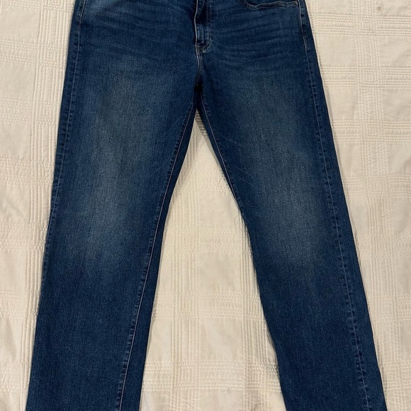 Revtown Faded Indigo Men's Sharp Slim Straight Jeans - Picture 1 of 5